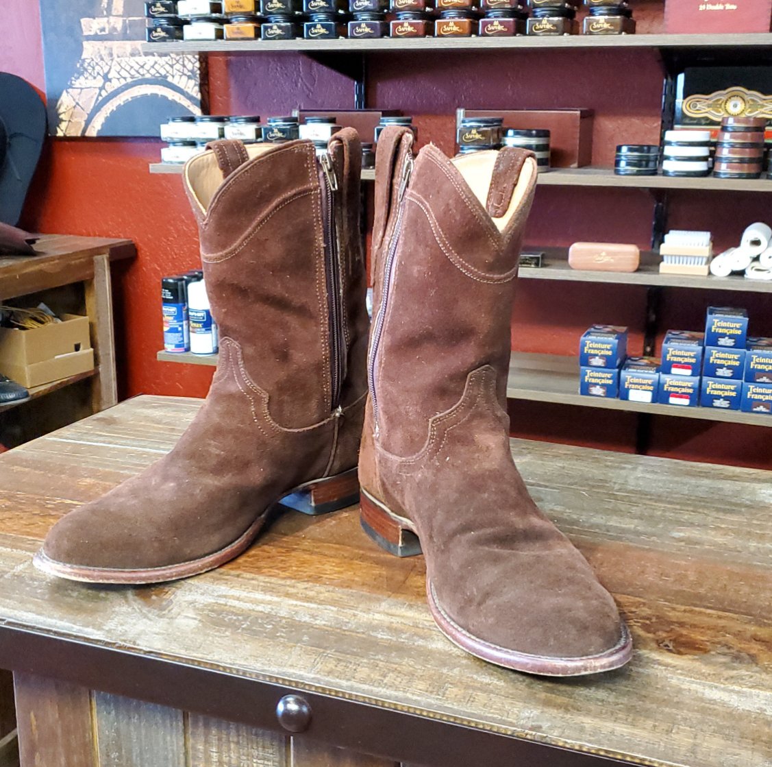 Add Zippers Into Mid Calf Boots/ Western Boots
