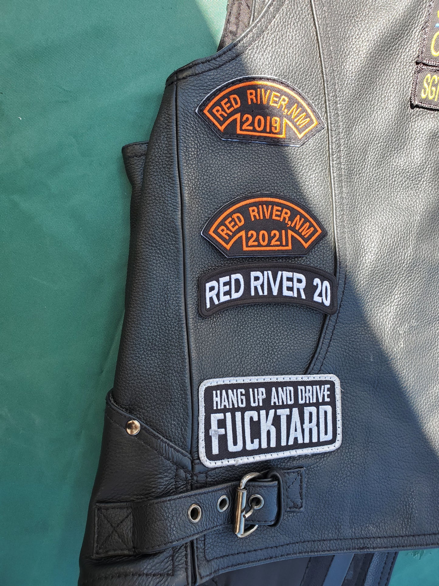 Stitching Patch(es) Onto Leather Jacket/ Vest