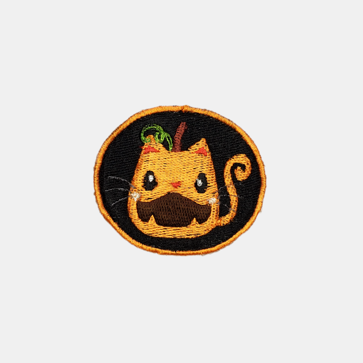 Halloween Pumpkin Cat Patch