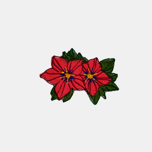 2 Pink Flowers Patch